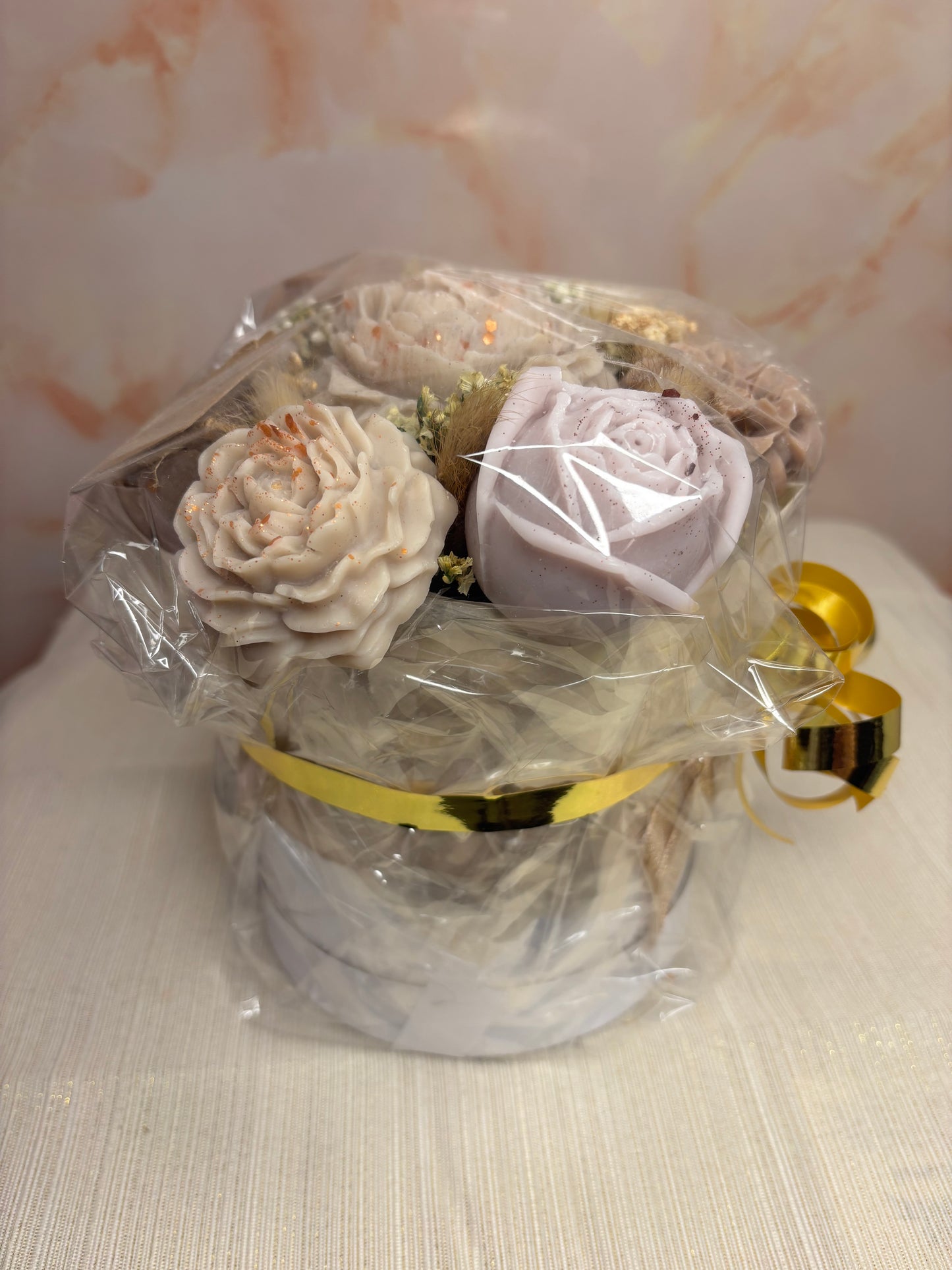 Bouquet "éternel" Pink sugar