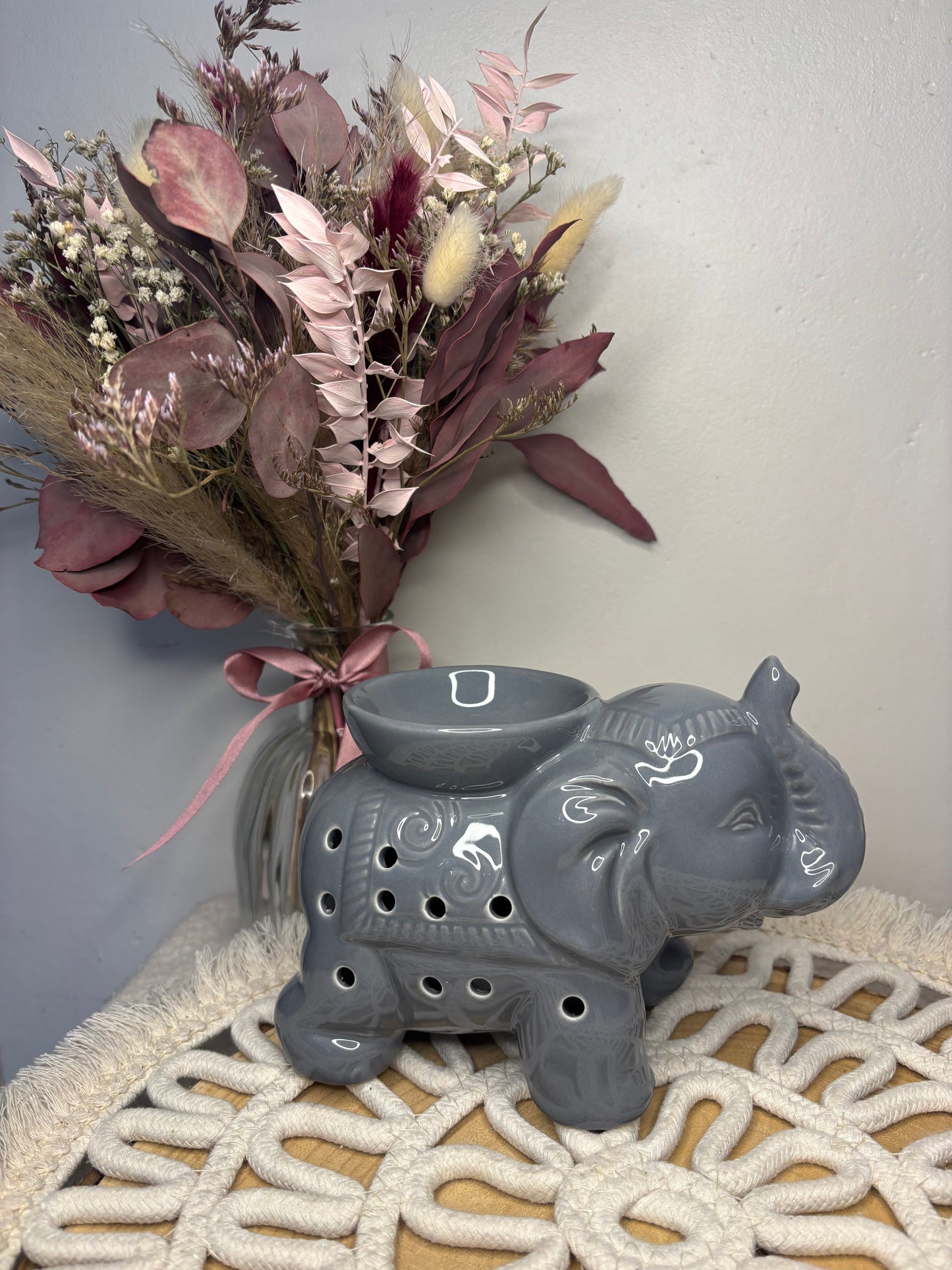 Brûleur éléphant gris