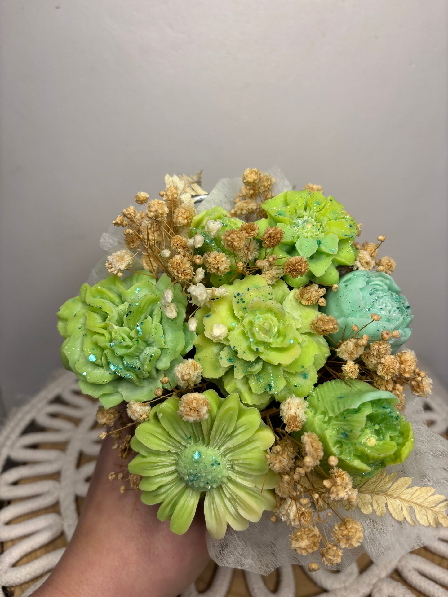 Petit bouquet éternel fleurs orientales 💐