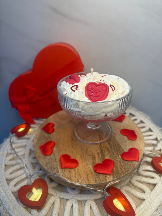 Cocktail Baiser cerise cœur fraise 💋