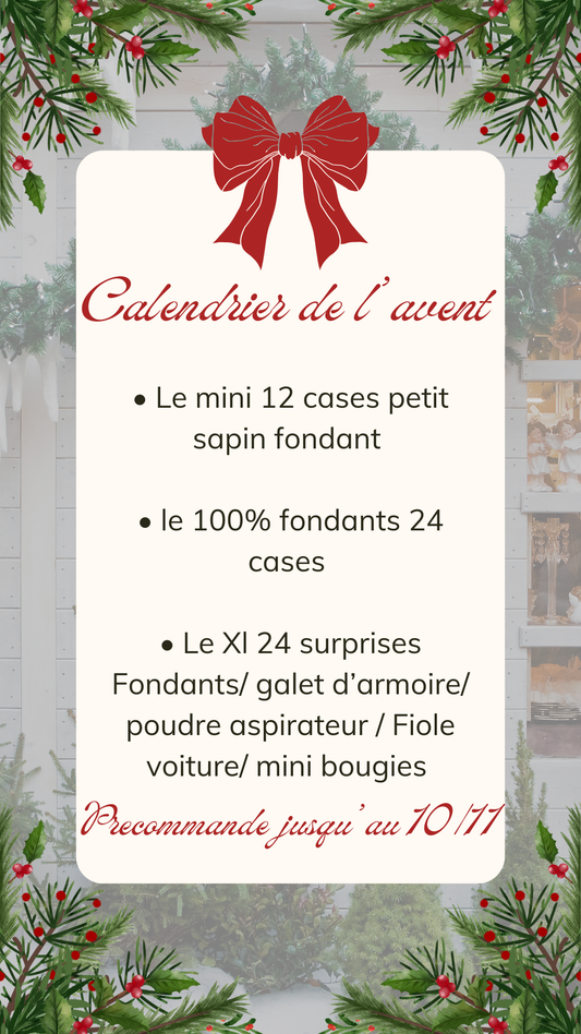 Calendrier 24 cases surprises 🎄